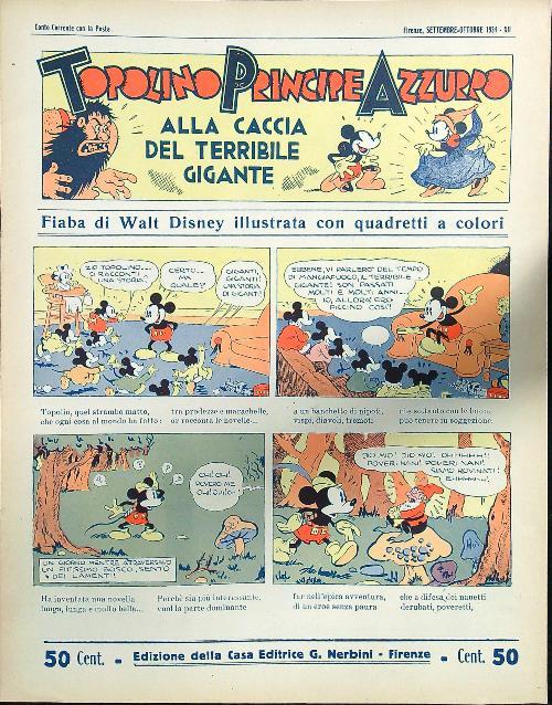 Topolino principe azzurro Alla caccia del terribile gigante