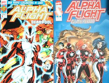 Alpha Flight deadpool  + Gli anni perduti - copertina
