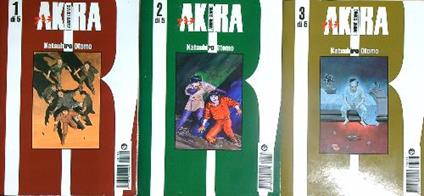 Akira numeri 1-2-3 - Katsuhiro Otomo - copertina