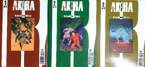 Akira numeri 1-2-3 - Katsuhiro Otomo - copertina