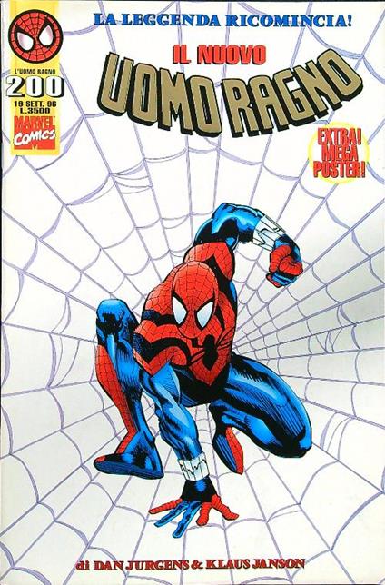 Il nuovo uomo ragno 200 - copertina