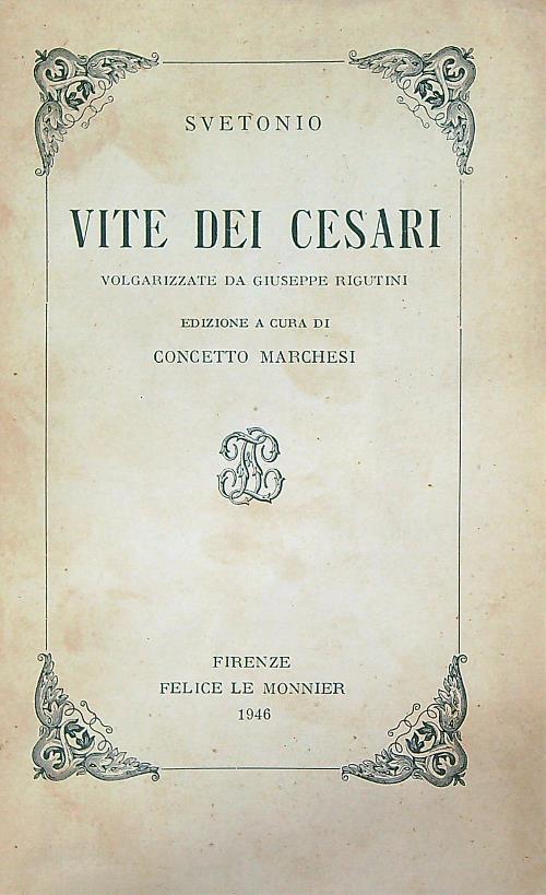 Vita dei Cesari