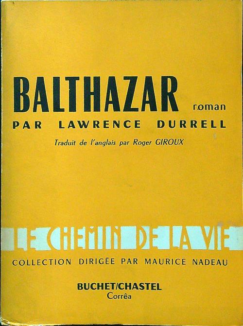 Balthazar - Lawrence Durrell - copertina