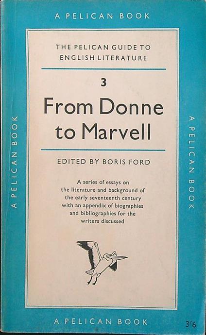 From Donne to Marvell - Boris Ford - copertina