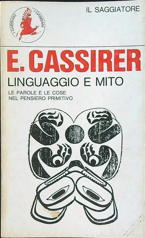Linguaggio e mito - Ernst Cassirer - copertina