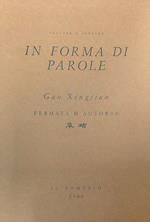 In forma di parole. Gao Xingjian. Fermata D'autobus