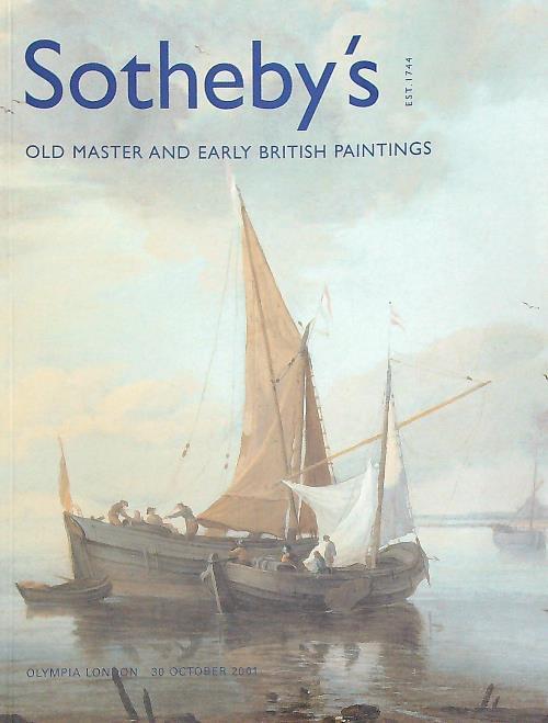 Sotheby's Old master and early british paintings 30 oct 2001 - copertina