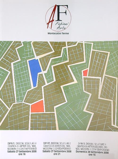 Fabiani Arte 15. Dipinti disegni sculture grafica artisti 800, 900 e contemporanei