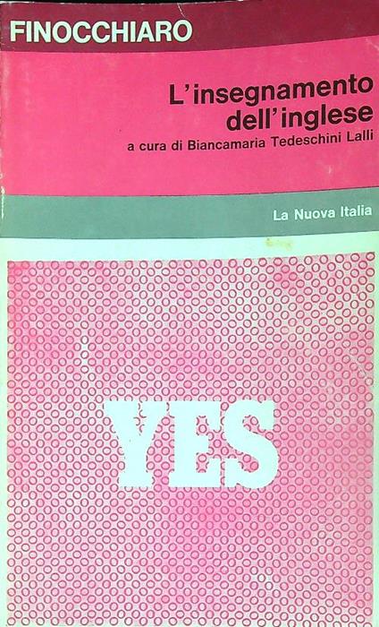 L' insegnamento dell'inglese - Biancamaria Tedeschini Lalli - copertina