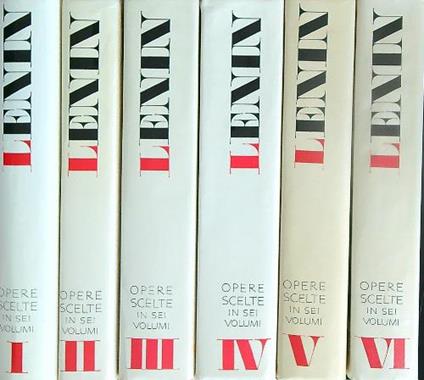 Opere scelte in sei volumi. 6vv - Lenin - copertina