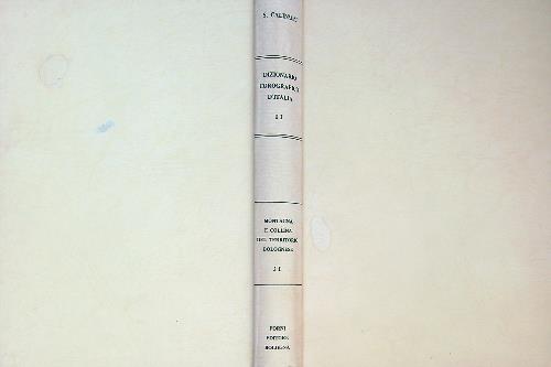 Dizionario Corografico D'Italia II. Montagna collina Bolognese II