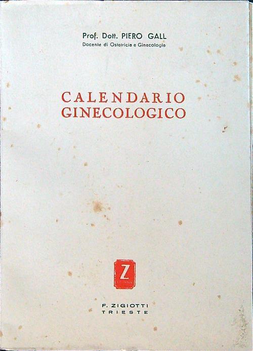 Calendario ginecologico