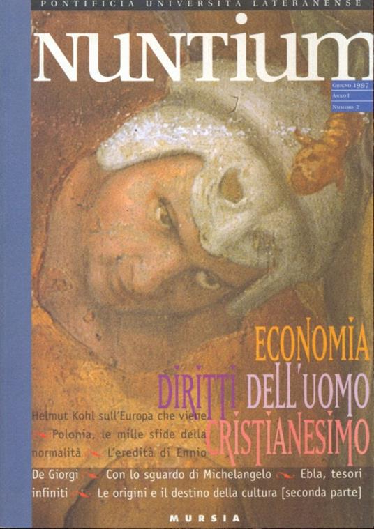 Nuntium Pontificia Università Lateranense 2/ giugno 1997 - copertina
