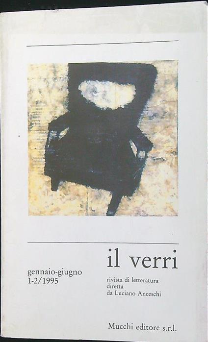Il Verri n. 1-2/gennaio-giugno 1995 - Luciano Anceschi - copertina