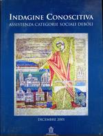 Indagine conoscitiva. Assistenza categorie sociali deboli - Dicembre 2001