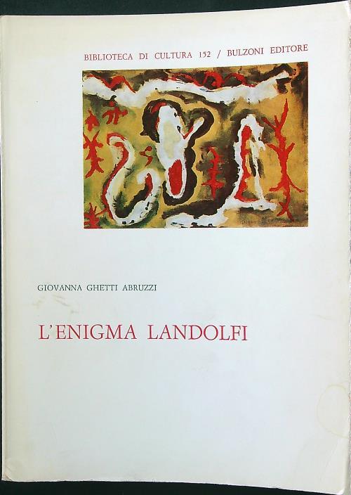 L' enigma Landolfi - Giovanna Ghetti Abruzzi - copertina
