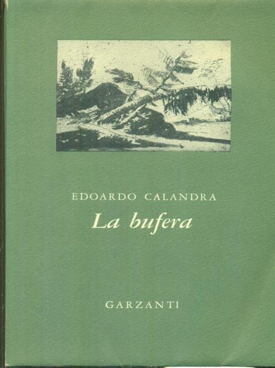 La  bufera - Edoardo Calandra - copertina