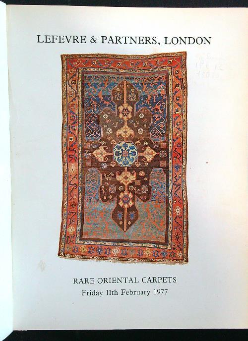 Rare Oriental Carpets and Rugs 1977 - copertina