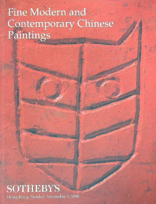Sotheby's Hong Kong Fine modern and  contemporary Chinese, 1998 - copertina