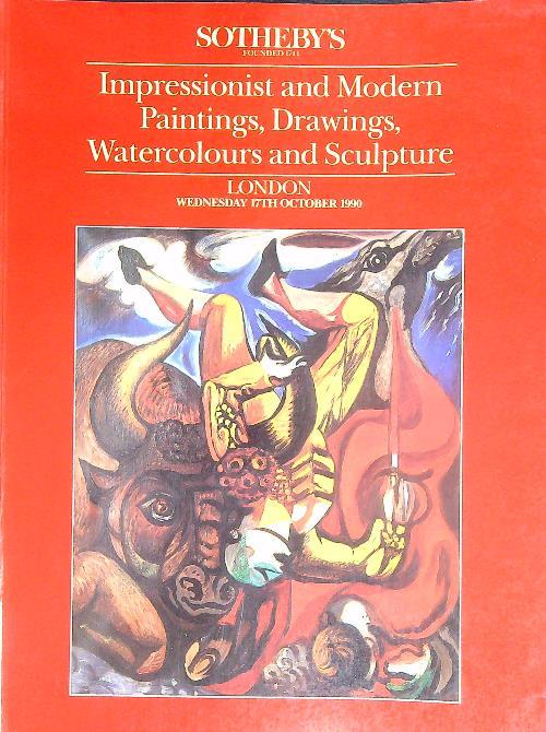 Sotheby's London, 17th October 1990 - copertina