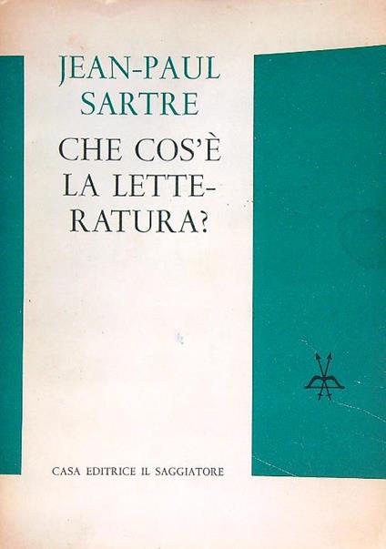 Che cos'è la letteratura? - Jean Paul Sartre - copertina