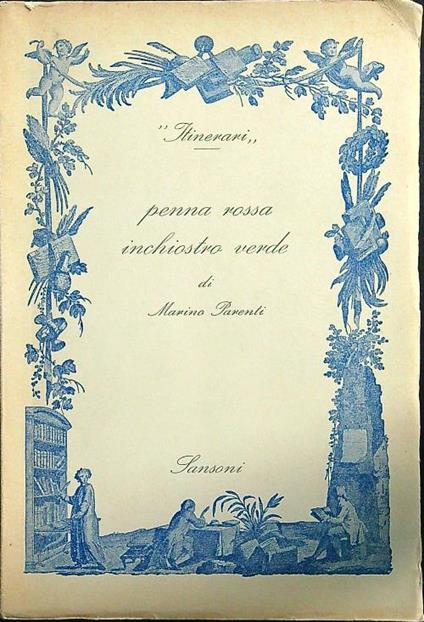 Penna rossa inchiostro verde - Marino Parenti - copertina