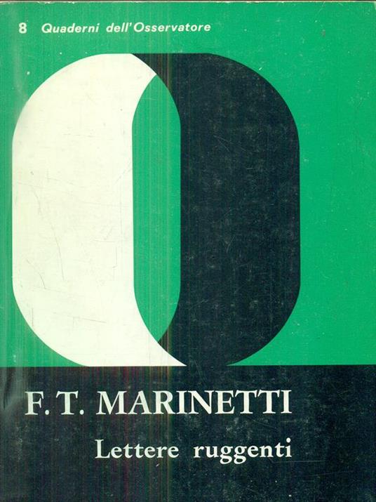 Lettere ruggenti - F. T. Marinetti - copertina