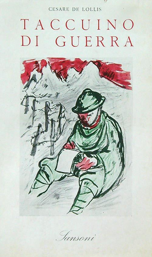Taccuino di guerra - Cesare De Lollis - copertina