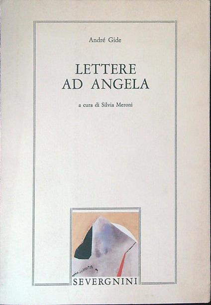 Lettere ad Angela - Andrè Gide - copertina