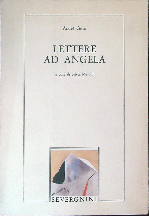 Lettere ad Angela - Andrè Gide - copertina