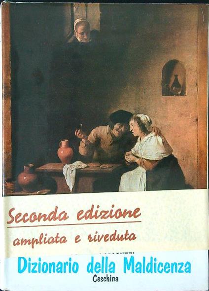 Dizionario della maldicenza - Dino Provenzal - copertina
