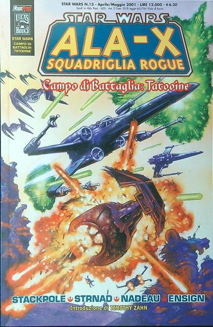 Star Wars Ala-X Squadriglia Rogue. Campo di battaglia: Tatooine - copertina