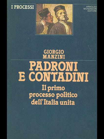Padroni e contadini - Giorgio Manzini - copertina