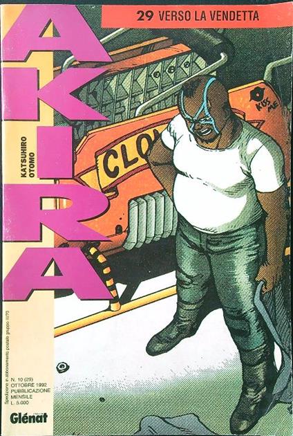 Akira n. 10 (29)/ottobre 1992 - Katsuhiro Otomo - copertina