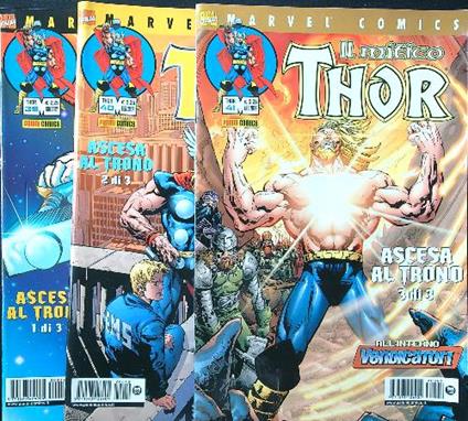 Il mitico Thor: ascesa al trono 3 voll. - copertina