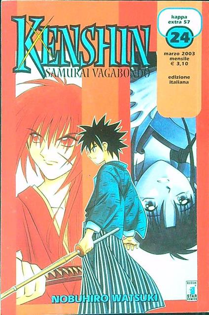 Kenshin Samurai vagabondo 24 - Nobuhiro Watsuki - copertina