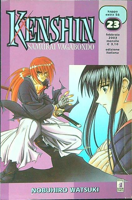 Kenshin Samurai vagabondo 23 - Nobuhiro Watsuki - copertina