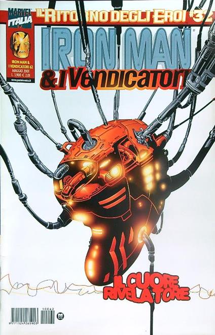 Iron Man e i Vendicatori 62/2001 - copertina