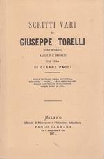 Scritti vari