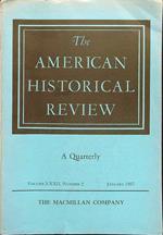 The american historical review n.2 january 1967