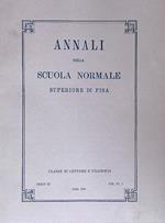 Annali della Scuola Normale Superiore di Pisa Serie III Vol VI, 3 - 1976