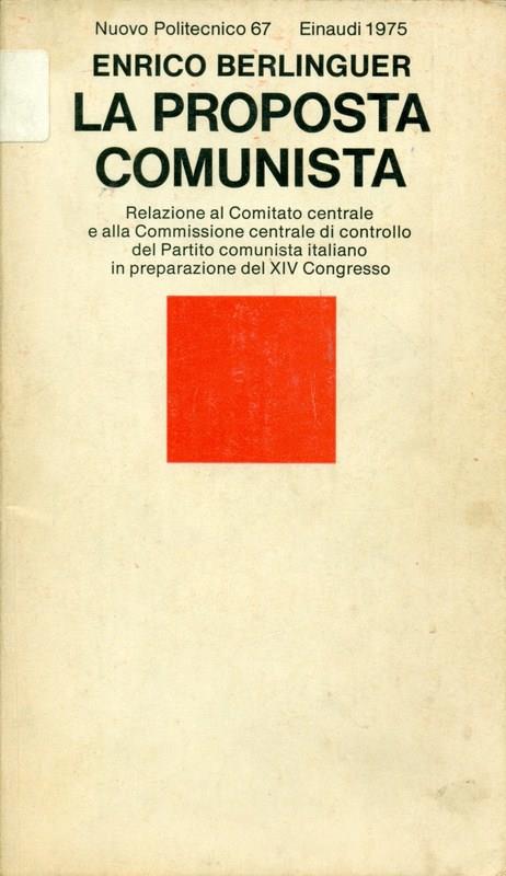 La proposta comunista