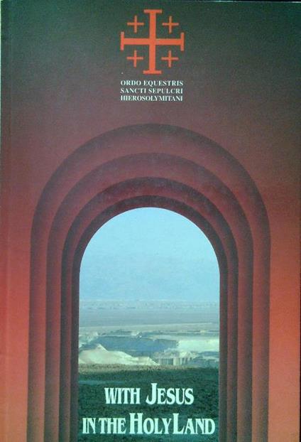 With Jesus in the holy land - copertina