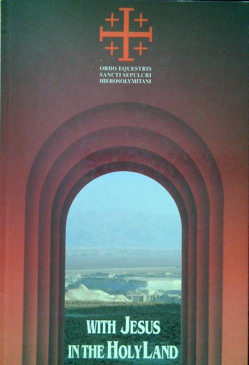 With Jesus in the holy land - copertina