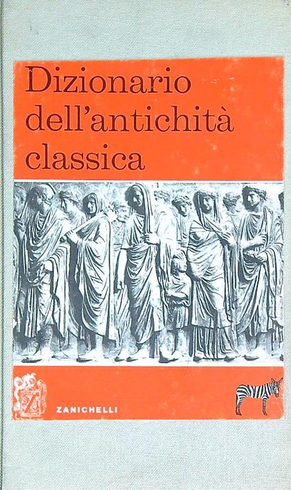 Dizionario dell'antichità classica - copertina