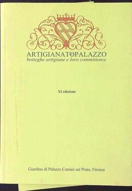 Artigianato e palazzo - copertina