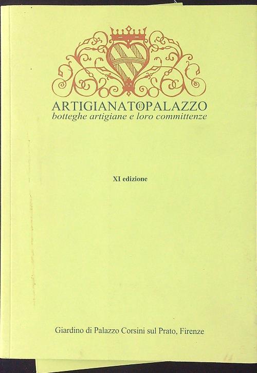 Artigianato e palazzo - copertina