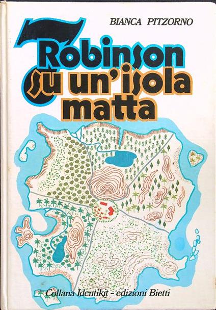7 Robinson su un'isola matta - Bianca Pitzorno - copertina