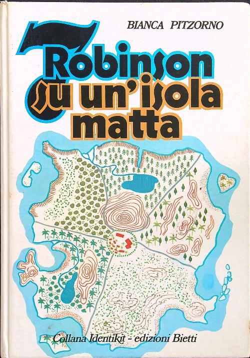 7 Robinson su un'isola matta - Bianca Pitzorno - copertina