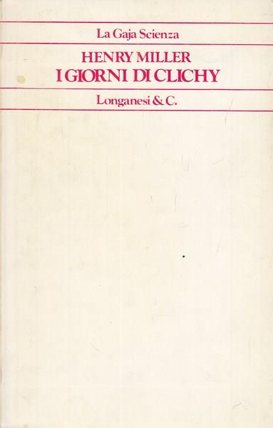 I giorni di Clichy - Henry Miller - copertina